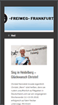 Mobile Screenshot of freiweg-frankfurt.de